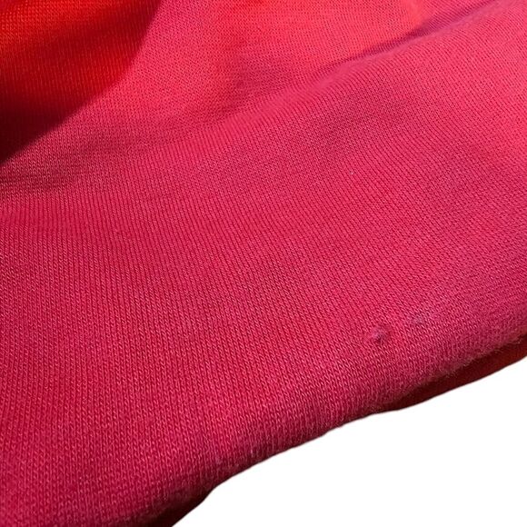 Vintage Yes Red Long Sleeve Mini Dress - Picture 11 of 12